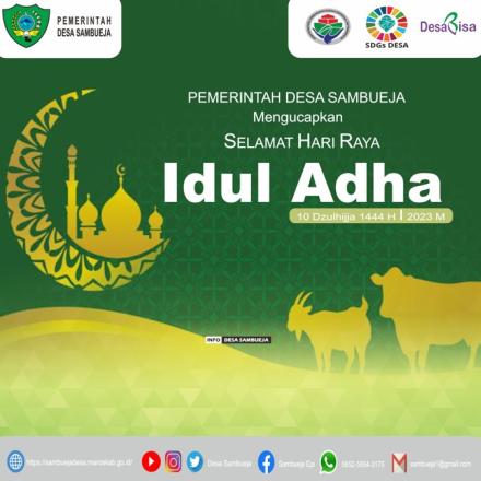 HARI RAYA IDUL ADHA 1444H/2023M