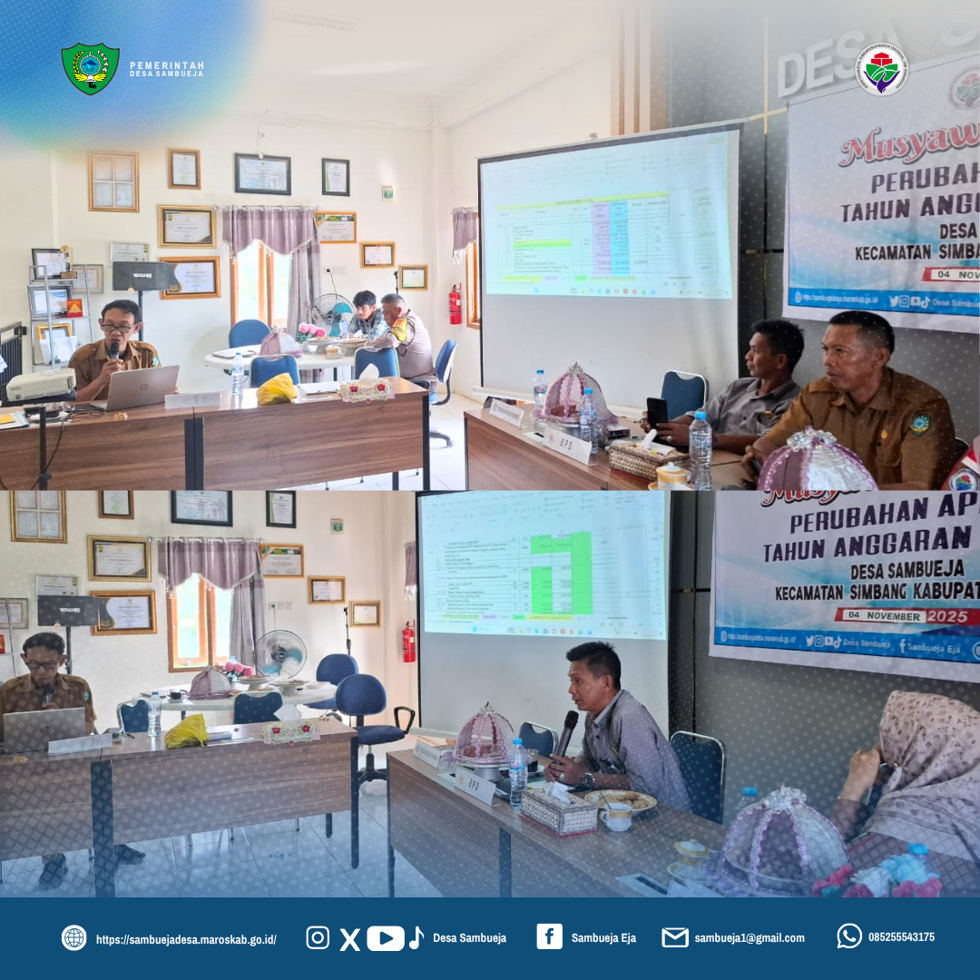 Musyawarah Desa Perubahan Anggaran Pendapatan Dan Belanja Desa (APBDes ...